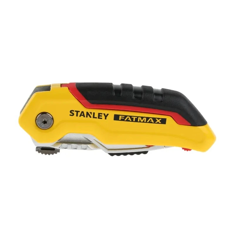 Stanley Folding Fixed Blade Utility Knife with Straight Retractable Steel Blade 60mm 0-10-825