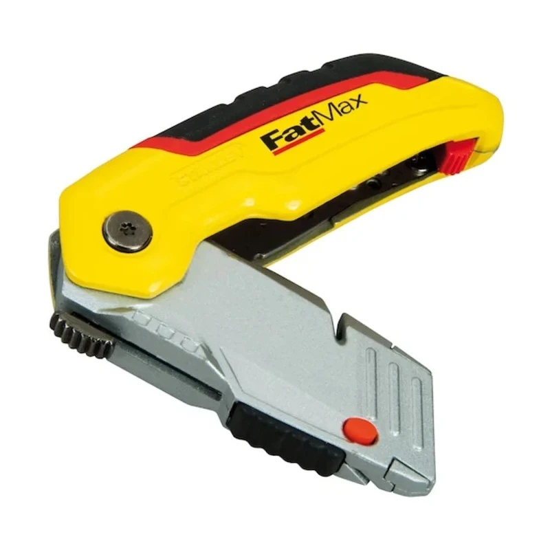 Stanley Folding Fixed Blade Utility Knife with Straight Retractable Steel Blade 60mm 0-10-825