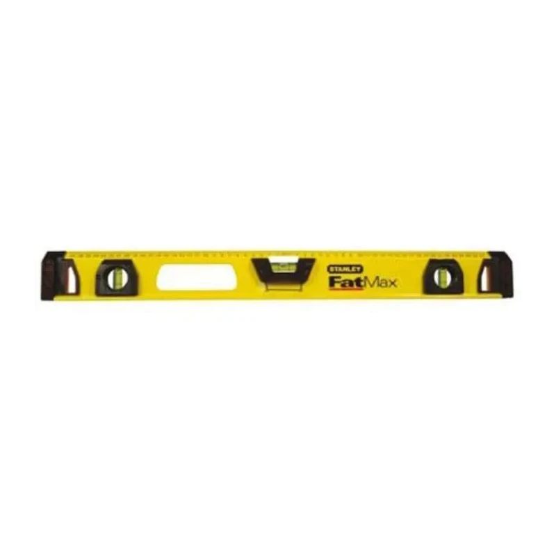 Stanley 600 mm Aluminium I-Beam Spirit Level with 3 Magnified Vials Waterproof 0.5 mm/m Accuracy 1-43-553