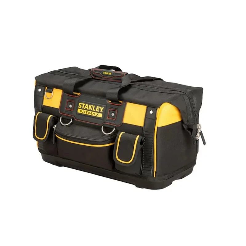 Stanley Plastic 600 x 600 Fabric Polyamide Round Top Rigid Tool Bag with Shoulder Strap 500 mm x 290 mm x 300 mm FMST1-71180