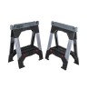 Stanley FatMax Twin Pack Aluminium Adjustable Telescopic Sawhorse Workbench Accessory 690mm 1-92-980