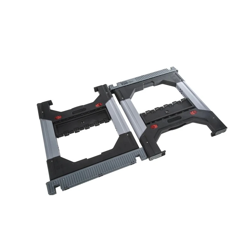 Stanley FatMax Twin Pack Aluminium Adjustable Telescopic Sawhorse Workbench Accessory 690mm 1-92-980