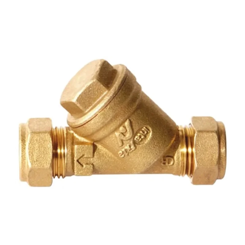 Altecnic Brass Y Strainer 22 mm, Liquid Suitable, Brass Body, WRAS Approved CA-RS/595022