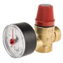 Altecnic 3 bar Pressure Relief Valve Brass Body Threaded 1/2 in Inlet/Outlet CA-RS/313430