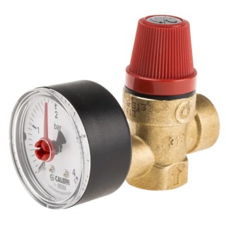 Altecnic 3 bar Pressure Relief Valve Brass Body Threaded 1/2 in Inlet/Outlet CA-RS/313430