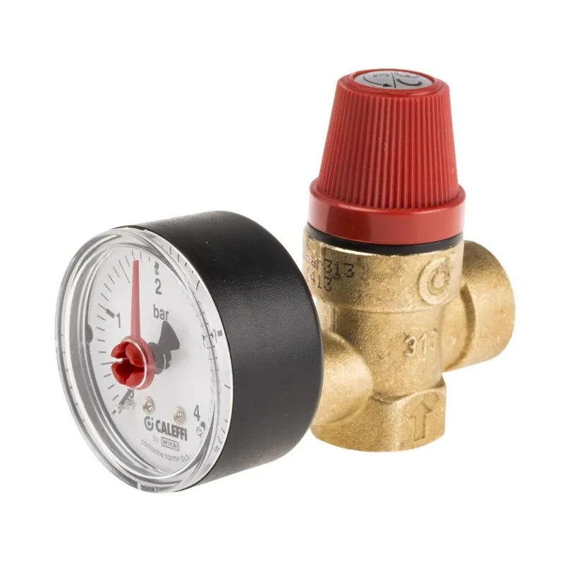 Altecnic 3 bar Pressure Relief Valve Brass Body Threaded 1/2 in Inlet/Outlet CA-RS/313430