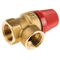 Altecnic 6 bar Pressure Relief Valve Brass Body Threaded 1/2 in Female Connections CA-RS/311460