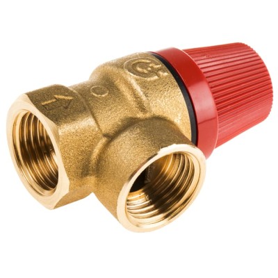 Altecnic 6 bar Pressure Relief Valve Brass Body Threaded 1/2 in Female Connections CA-RS/311460