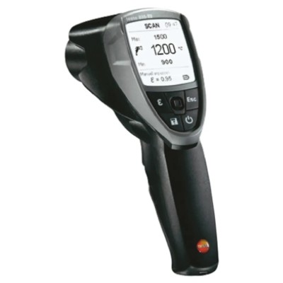 Fluke Infrared Thermometer -10°C Min, +1500°C Max, ±1 %, ±2.0 °C Accuracy, Adjustable Emissivity 0.1 to 1, 50:1 0560 8352
