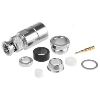Telegartner BNC Series Coaxial Connector Cable Male BNC, 75 Ω, Straight Body Clamp J01002A1940