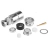 Telegartner BNC Series Coaxial Connector Cable Male BNC, 75 Ω, Straight Body Clamp J01002A1940