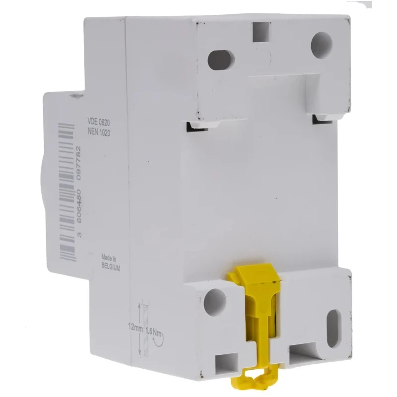 Schneider Electric 16A 250V Germany Mains Connector White DIN Rail Mounted Crimp Termination A9A15310