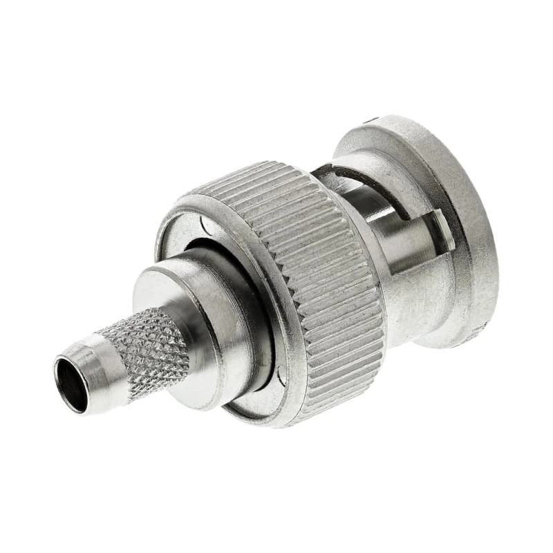 Telegartner BNC Series Coaxial Connector Cable Male BNC, 75 Ω, Straight Body Crimp J01002B0018