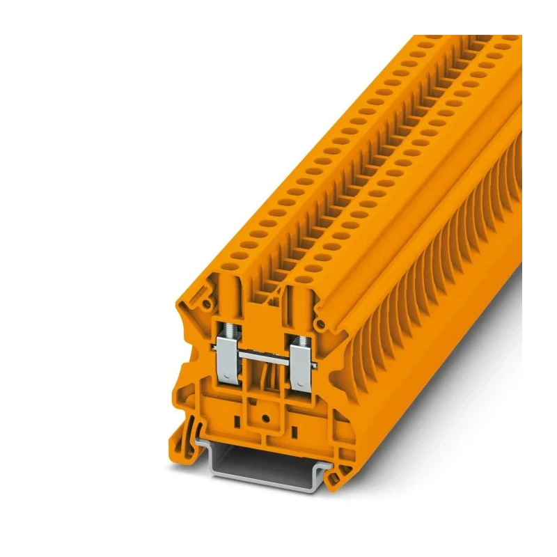 Phoenix Contact Feed Through Terminal Block Orange UT 4 OG Series 1-Level Screw Termination 1kV, 41A 3045101