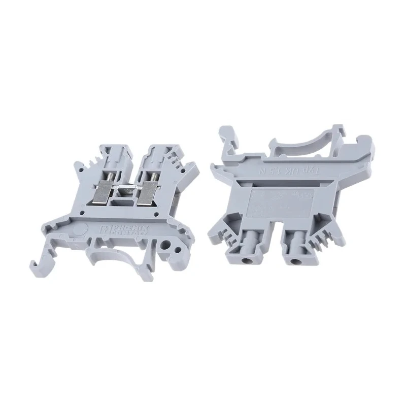 Phoenix Contact UK 1.5 N Series DIN Rail Terminal Block Grey, Feed Through, 1.5 mm², 1-Level, Screw Termination 3005837
