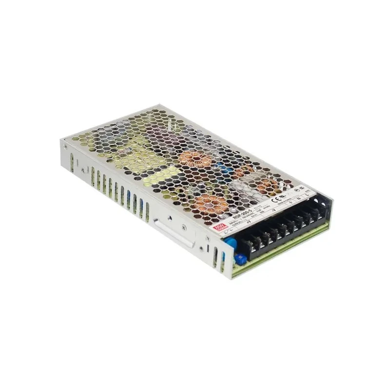 MEAN WELL Switching Power Supply 5V DC 200W 370V DC 264V AC Chassis Mount RSP-200-5