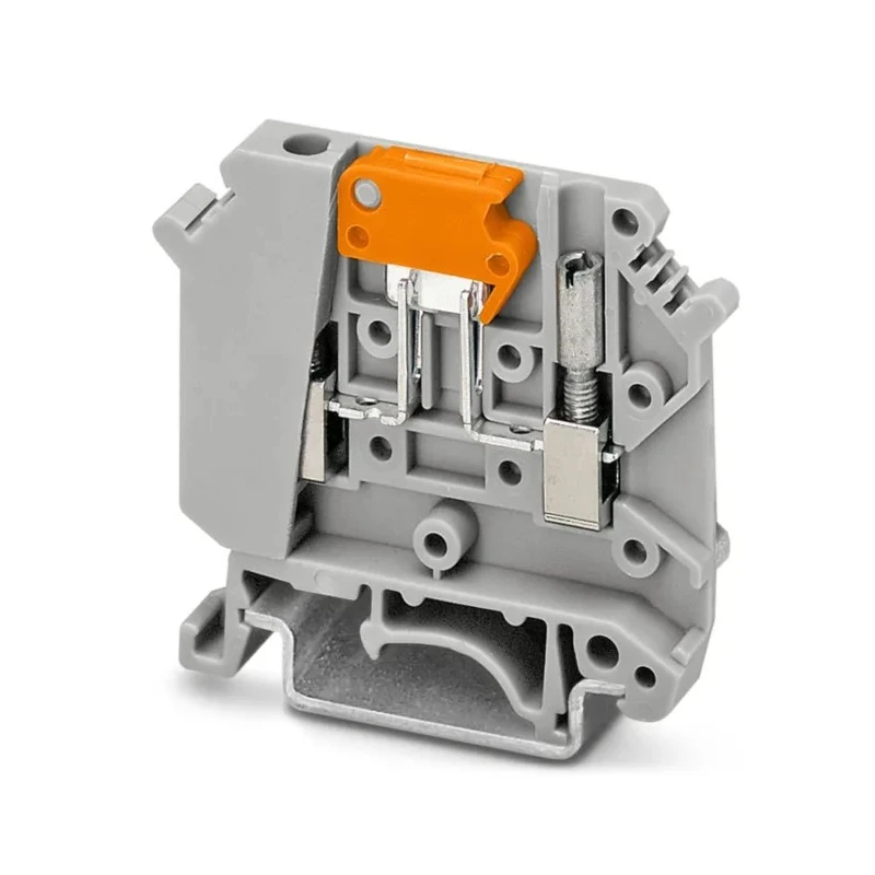 Phoenix Contact RD Series Knife Disconnect Terminal Block Red, 0.2mm² to 6 mm² Screw Termination, 1-Level, 16A 3048292