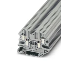 Phoenix Contact Feed Through Terminal Block Grey UT 2.5-QUATTRO Series 0.14mm² to 4 mm², 1-Level, Screw, 30A, 500V 3044542