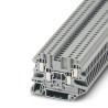 Phoenix Contact Feed Through Terminal Block Grey UT 2.5-QUATTRO Series 0.14mm² to 4 mm², 1-Level, Screw, 30A, 500V 3044542