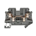 Phoenix Contact Feed Through Terminal Block Grey UT 2.5-QUATTRO Series 0.14mm² to 4 mm², 1-Level, Screw, 30A, 500V 3044542