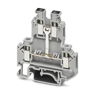 Phoenix Contact Double Level Terminal Block UKK 5-PV Series Grey 0.2-4 mm² Screw 32A 500V 2791388