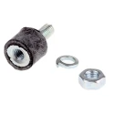 FIBET M4 x 10 mm Anti-Vibration Mount Male to Female Bobbin with 6.4 daN Compression, 10 mm OD, 8 mm Height 1008VD10-45