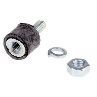 FIBET M4 x 10 mm Anti-Vibration Mount Male to Female Bobbin with 6.4 daN Compression, 10 mm OD, 8 mm Height 1008VD10-45