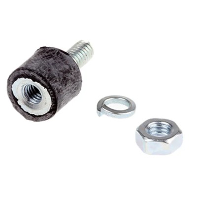 FIBET M4 x 10 mm Anti-Vibration Mount Male to Female Bobbin with 6.4 daN Compression, 10 mm OD, 8 mm Height 1008VD10-45