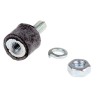 FIBET M4 x 10 mm Anti-Vibration Mount Male to Female Bobbin with 6.4 daN Compression, 10 mm OD, 8 mm Height 1008VD10-45