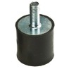 FIBET M8 x 23 mm Anti-Vibration Mount Male Buffer Foot, 63 daN Compression Load, 40 mm Outside Diameter, 35 mm 4035VE23-45