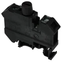 Phoenix Contact Fuse Modular Terminal Block UK 10-DREHSILA 250 (5X20), Black, 1-Level Fused, Screw Termination 3005170