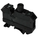 Phoenix Contact Fuse Modular Terminal Block UK 10-DREHSILA 250 (5X20), Black, 1-Level Fused, Screw Termination 3005170