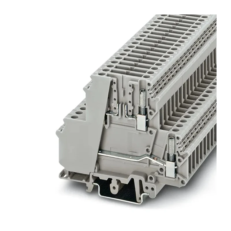 Phoenix Contact UKK 5-TG Series 2-Level Grey Disconnect Terminal Block 400V, 26A, Screw Termination 3007042