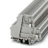 Phoenix Contact UKK 5-TG Series 2-Level Grey Disconnect Terminal Block 400V, 26A, Screw Termination 3007042