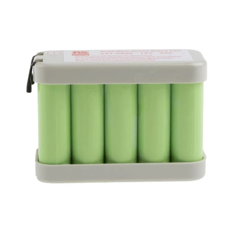 RS PRO 12 V NiMH Rechargeable Battery Pack 2 Ah, 10 Cells, Tags Termination 777-0400