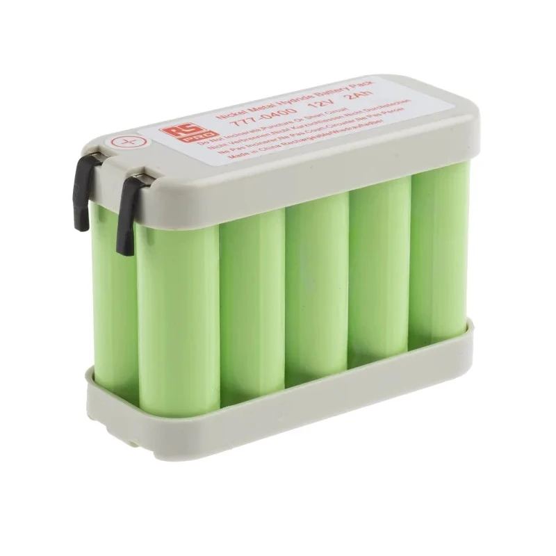 RS PRO 12 V NiMH Rechargeable Battery Pack 2 Ah, 10 Cells, Tags Termination 777-0400