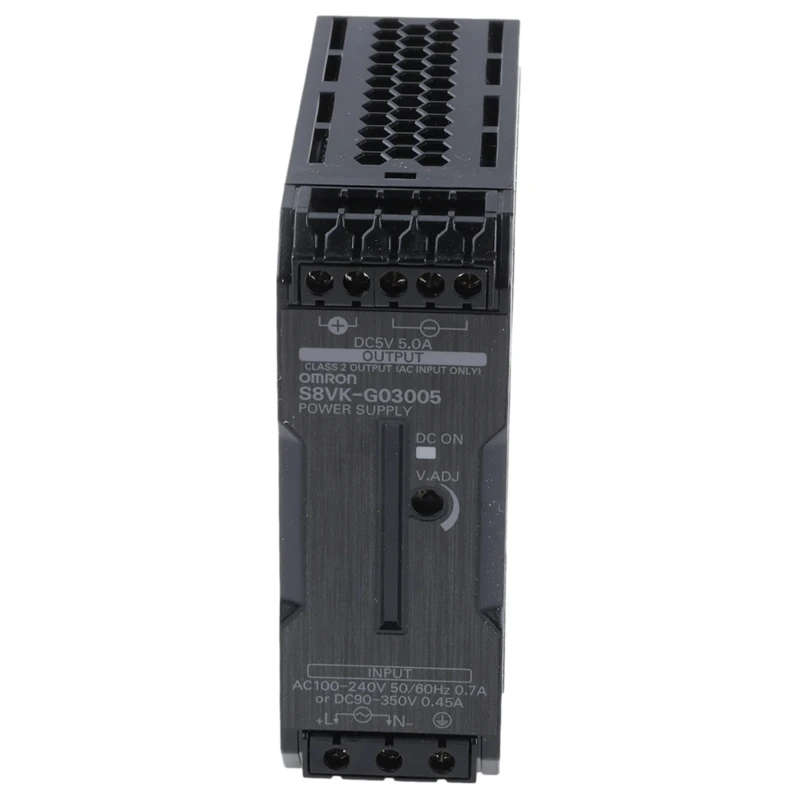 Omron S8VK-G Switched Mode DIN Rail Power Supply AC/DC Input 100-350V, 5 V DC 5 A Output 30 W 