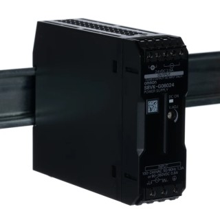 Omron S8VK-G Switched Mode DIN Rail Power Supply 24V DC, 60W Power, 2.5A Output, AC/DC Input 