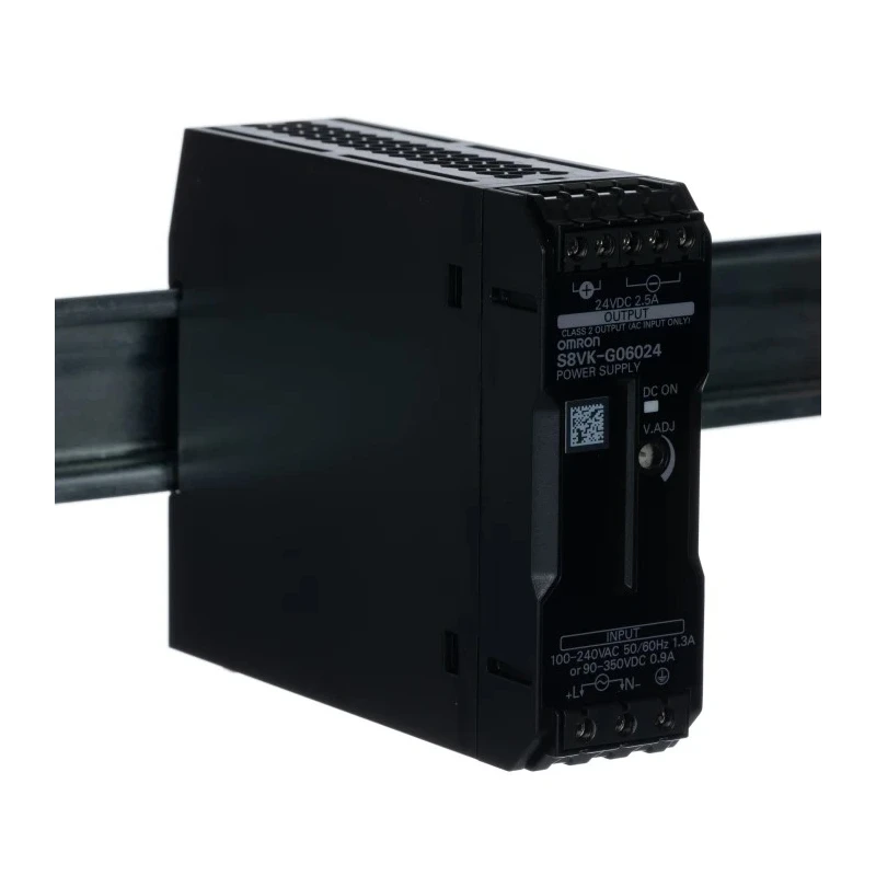 Omron S8VK-G Switched Mode DIN Rail Power Supply 24V DC, 60W Power, 2.5A Output, AC/DC Input 