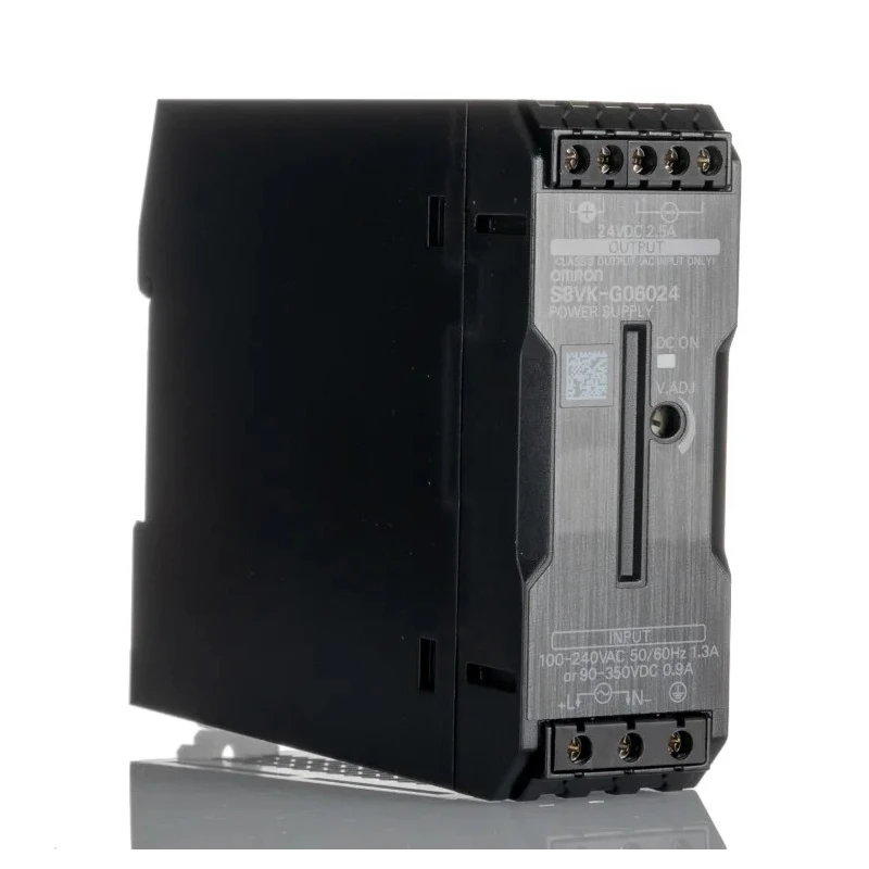 Omron S8VK-G Switched Mode DIN Rail Power Supply 24V DC, 60W Power, 2.5A Output, AC/DC Input 