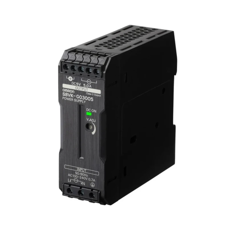 Omron S8VK-G Switched Mode DIN Rail Power Supply AC/DC Input 100-350V, 5 V DC 5 A Output 30 W 