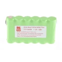 RS Pro 7.2 V Nickel Metal Hydride Rechargeable Battery Pack 6 Cells 2 Ah 777-0406