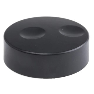 RS PRO Potentiometer Knob 38.6 mm Diameter Black Push-On Polyvinyl Chloride for 6 mm Circular Shaft 777-7287