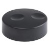 RS PRO Potentiometer Knob 38.6 mm Diameter Black Push-On Polyvinyl Chloride for 6 mm Circular Shaft 777-7287