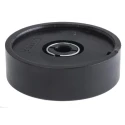 RS PRO Potentiometer Knob 38.6 mm Diameter Black Push-On Polyvinyl Chloride for 6 mm Circular Shaft 777-7287