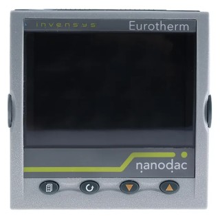 Eurotherm 3-Channel Graphical Chart Recorder RTD, Thermocouple NANODAC/VH/C/X/LRR 96mm Height, 96mm Width, 96mm Length