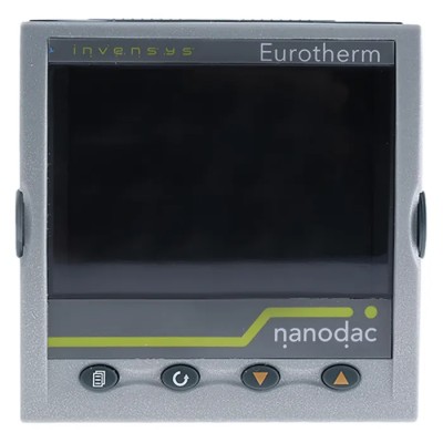 Eurotherm 3-Channel Graphical Chart Recorder RTD, Thermocouple NANODAC/VH/C/X/LRR 96mm Height, 96mm Width, 96mm Length