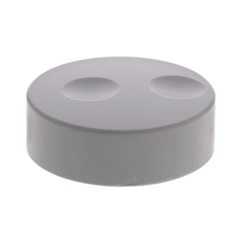 RS PRO 38.6 mm Knob Diameter Grey Potentiometer Knob for 6 mm Shaft Circular 777-7296