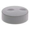 RS PRO 38.6 mm Knob Diameter Grey Potentiometer Knob for 6 mm Shaft Circular 777-7296
