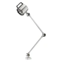 RS PRO LED Machine Light, Adjustable Arm, 12 W, 24 V AC/DC, IP65, 400 mm Reach, 800 mm Arm Length, 1.8 m Cable 777-7974